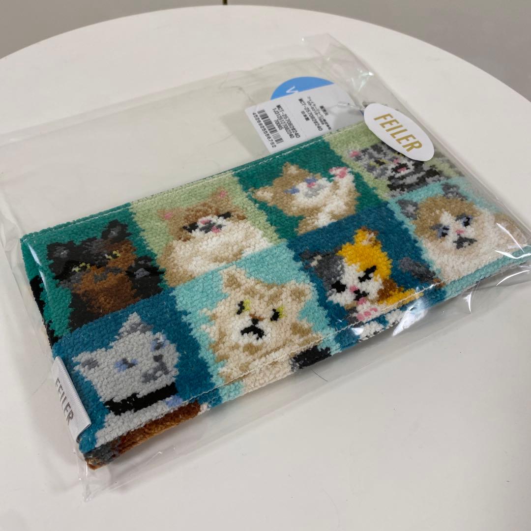 【新品未使用】FIELER フェイラー ルック！マイキャット ハンカチ&ポーチ