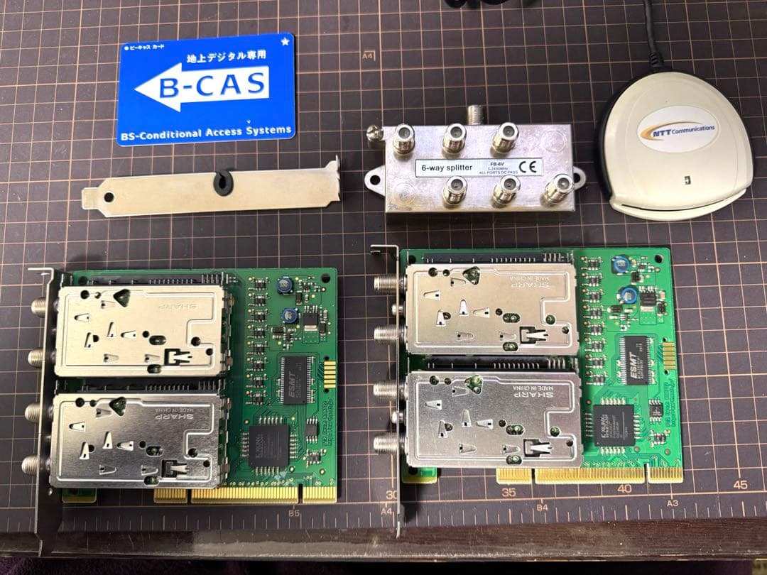 PT2 Rev.A 2枚セット B-CASカード＆リーダー付