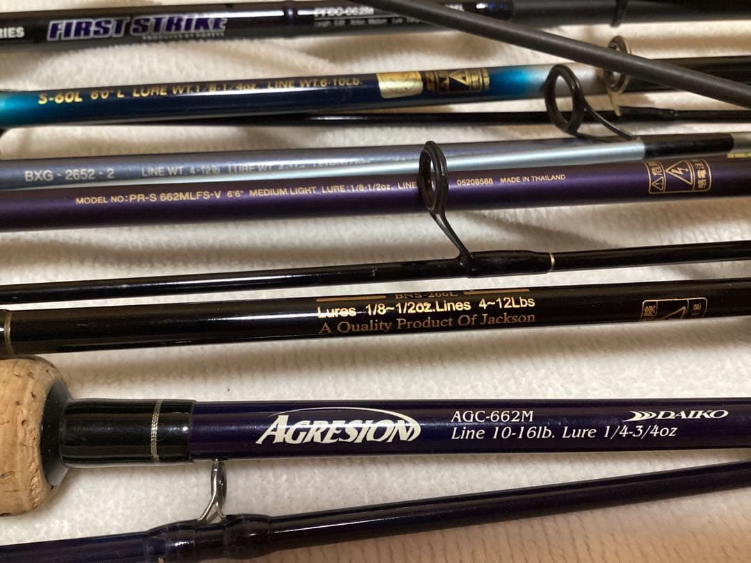 ルアー ロッド 7本 ダイワ シマノ ダイコー SZM他