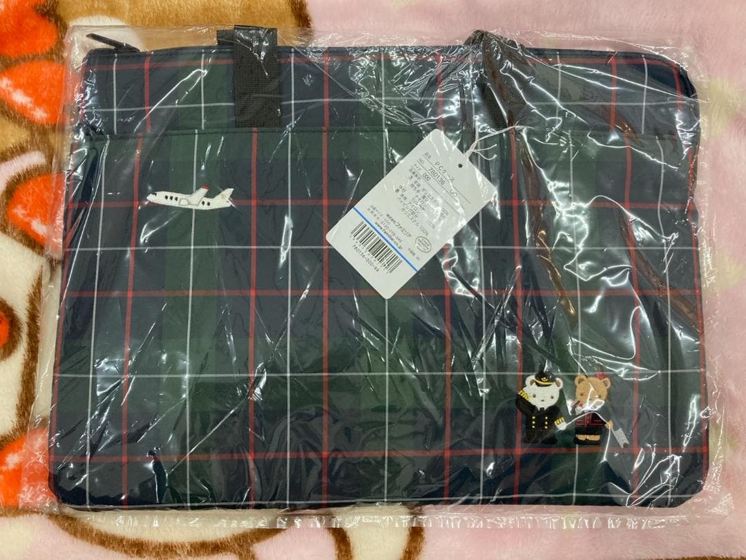 【新品】JAL×ファミリア　ファミリア JALオリジナル PCケース 機内販売