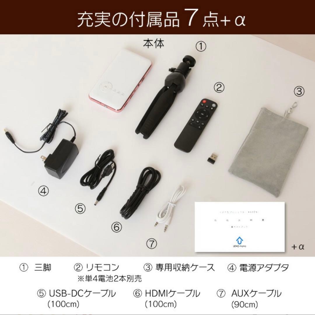 カベーニ　コンパクトプロジェクター　キャンプ向き　Kabe I スマホサイズ