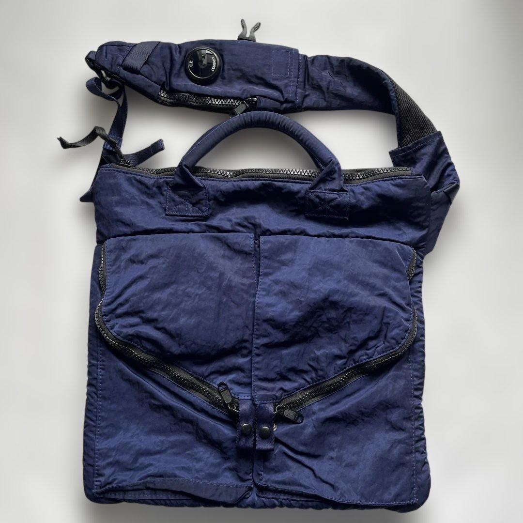 D*c様 C.P.company ネイビー ナイロン ショルダーバッグ