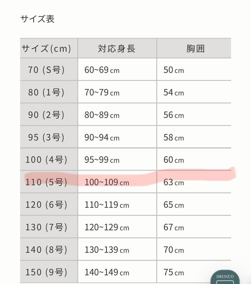 DRESCCOドレス taniiさま購入予定