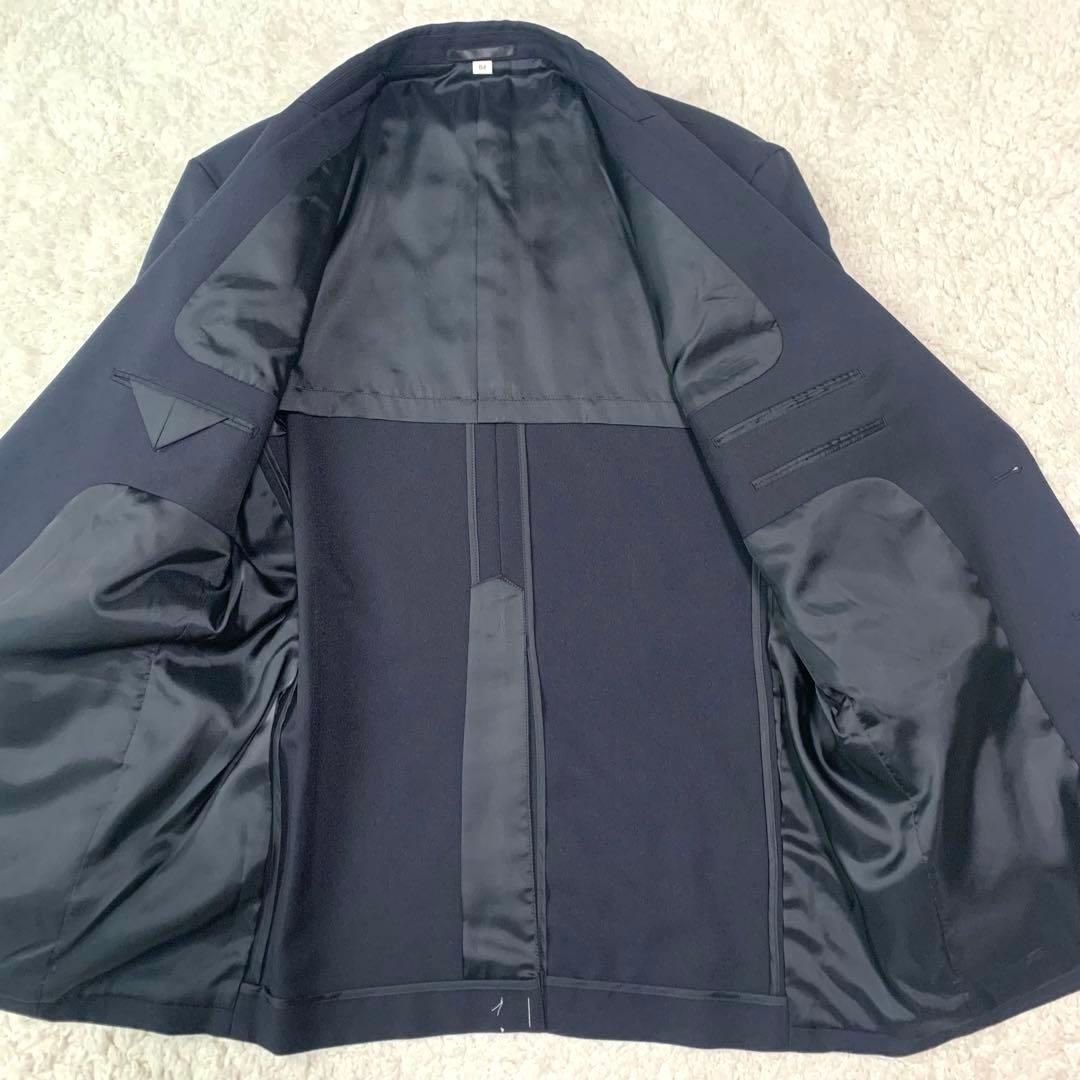 大きいサイズ 未使用 軽量 ウォッシャブル 3ピース スーツ ダークネイビー