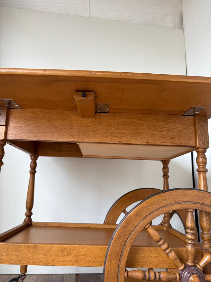 カリモク　バタフライ　ワゴン　トロリーワゴン　ヴィンテージ