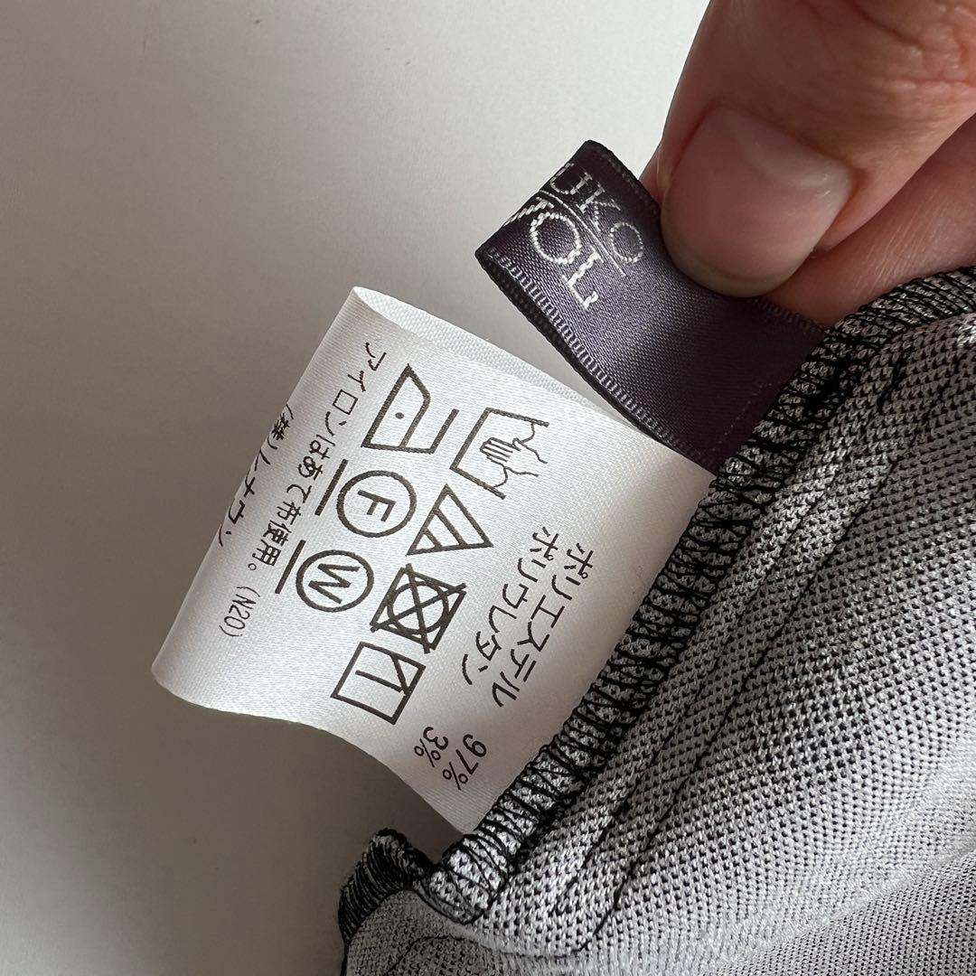 TOKUKO 1erVol トクコ 総柄 チュニック ブラック NA30