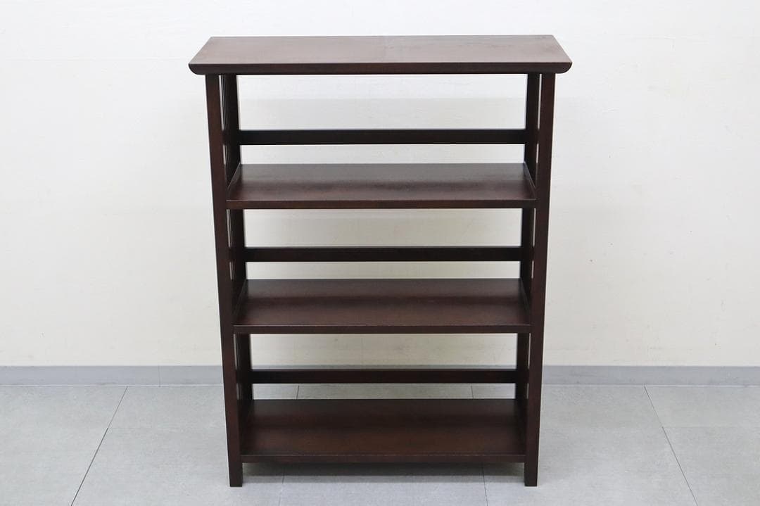 松本民芸家具 117型 書棚 本棚 飾り棚 棚 シェルフ 格子 水目桜 無垢材