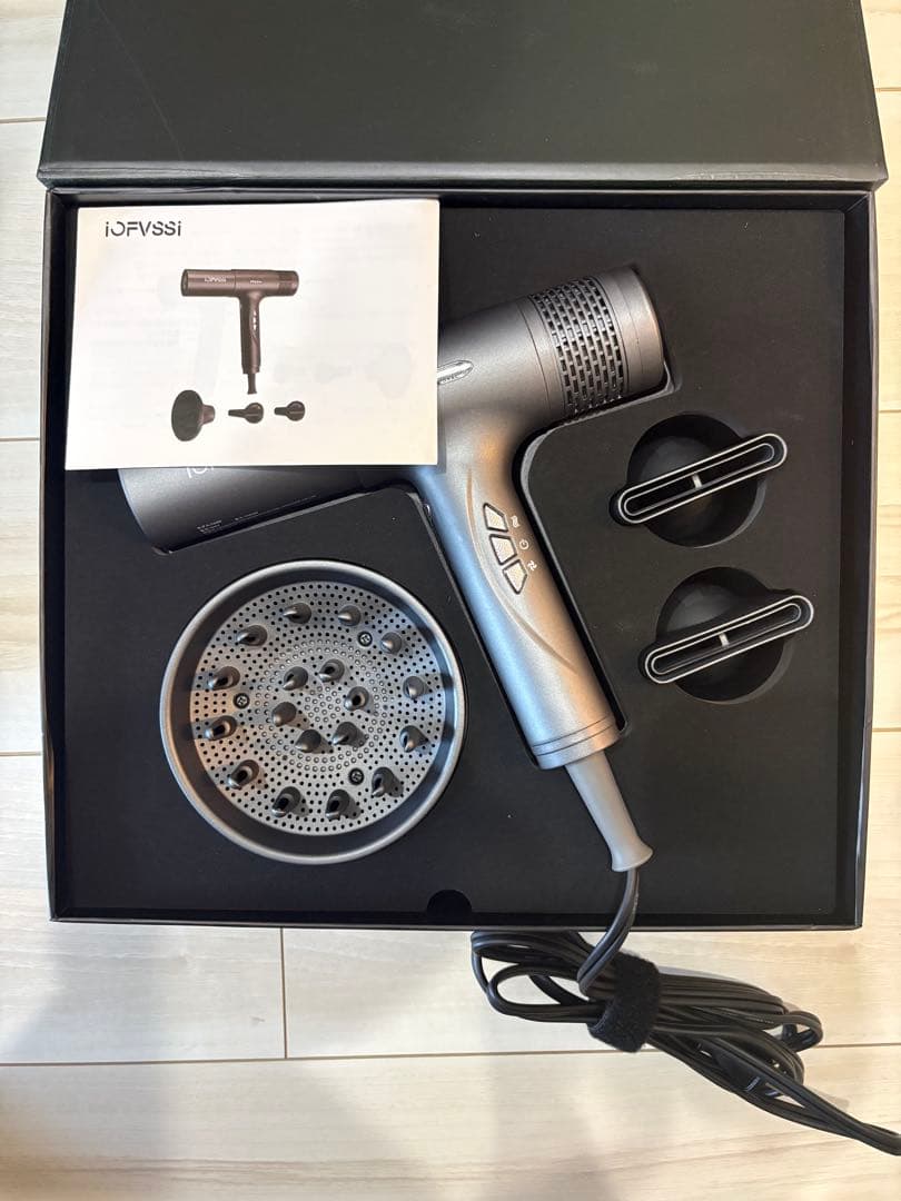 iOFVSSi ヘアドライヤー グレー