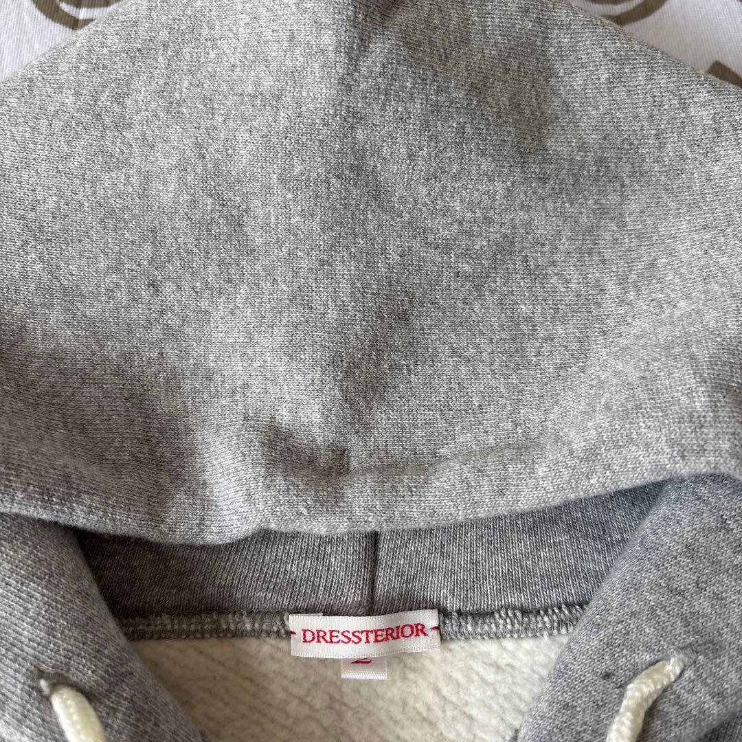 DRESSTERIOR グレー フード付きパーカー