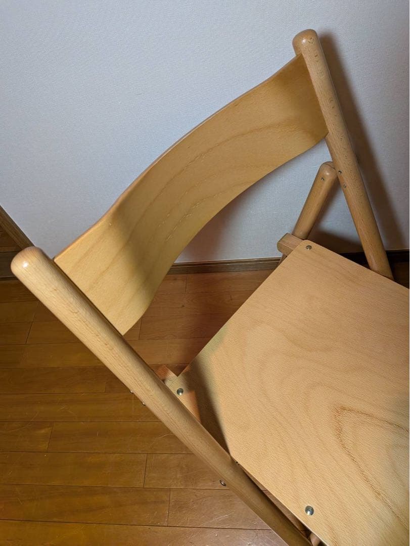 ■送料込■無印良品 折りたたみデスク イス 木製コンパクトテーブル チェア 椅子