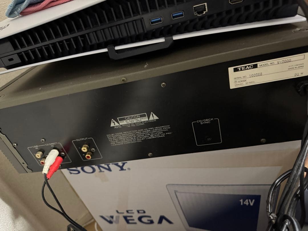 TEAC カセットデッキ V-7000 整備済み