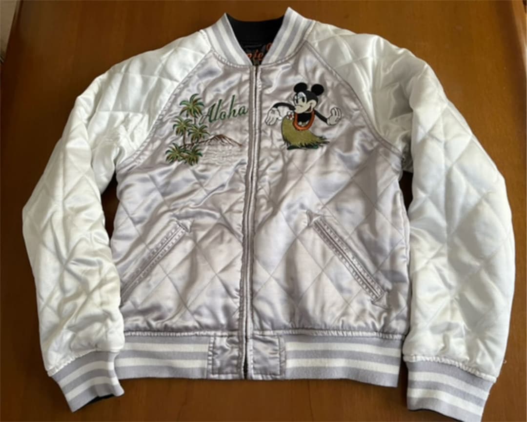 ディズニー★ミニーマウス★スカジャン★リバーシブル★M size