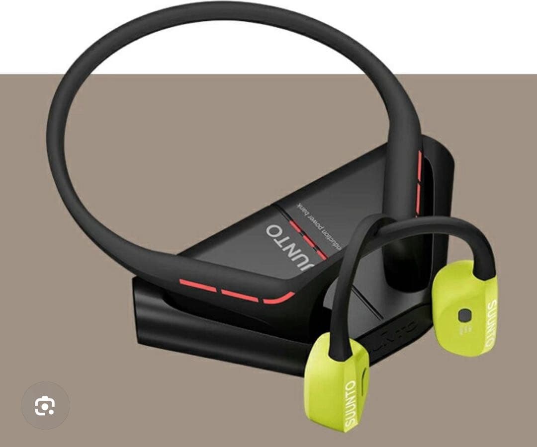 SUUNTO WING 骨伝導イヤホン　夜赤い電気付きます かっこいい