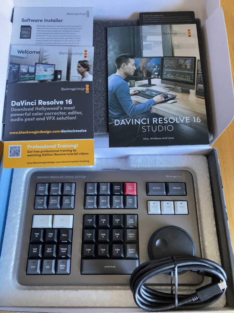 【ライセンスキー付】DaVinci Resolve Speed Editor
