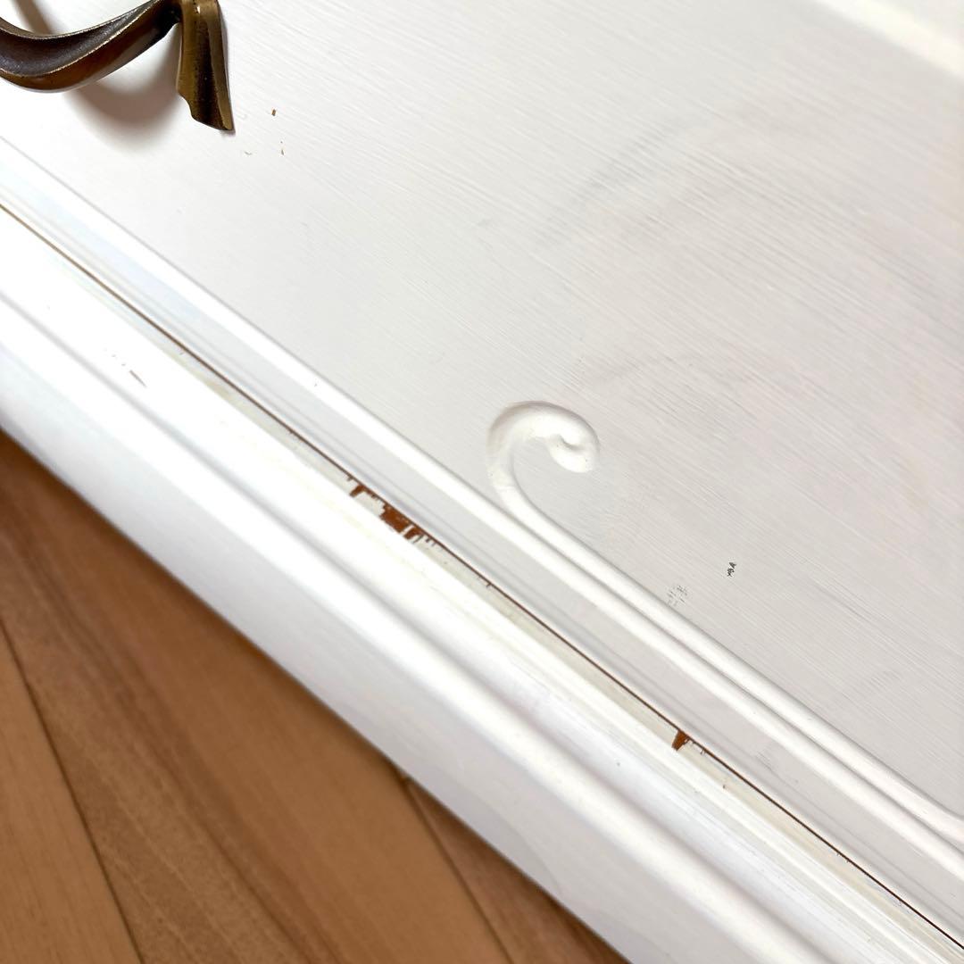 s*s様 【リメイク家具】洋風 婚礼タンス 姿見付き オフホワイト ミルクペイン