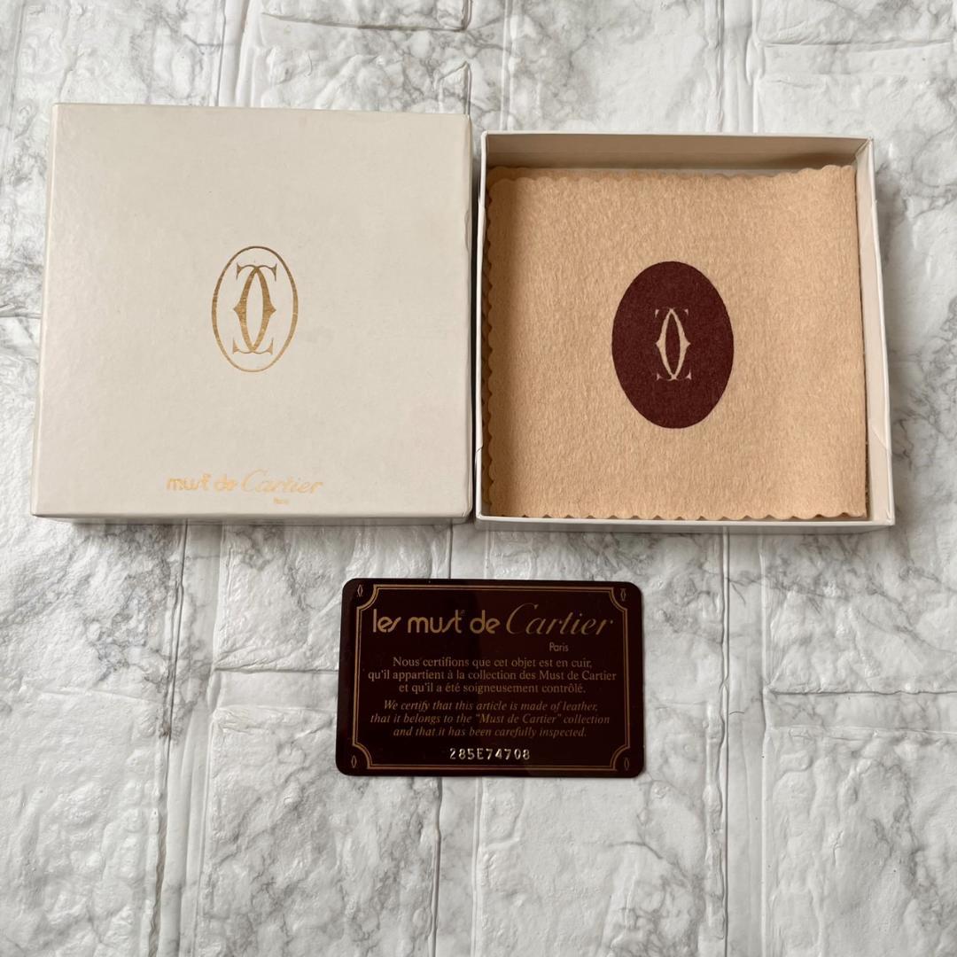 付属品完備✨未使用品✨Cartier ケース　マストライン　刻印