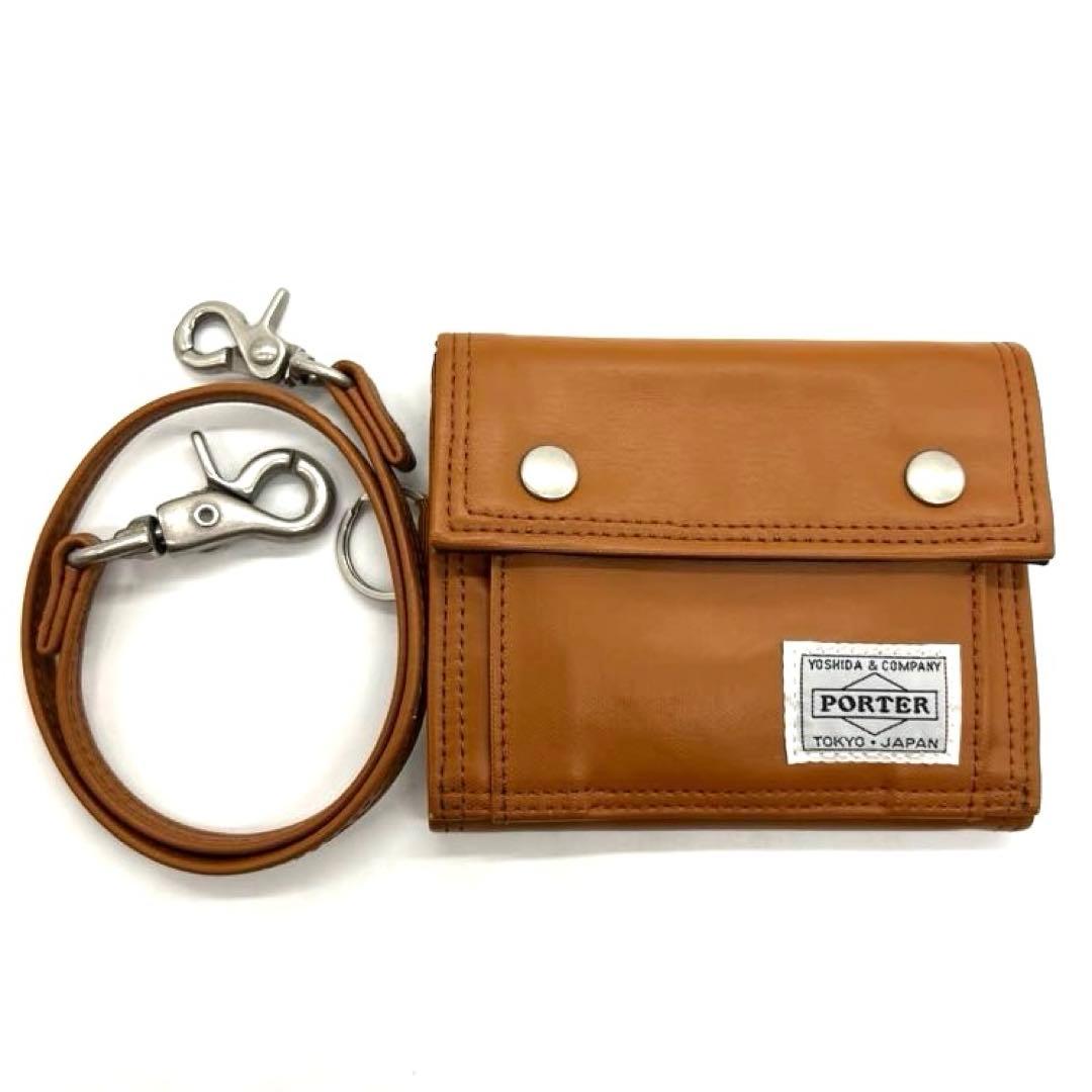 美品　PORTER ポーター　FREE STYLE 財布　ショルダーウォレット