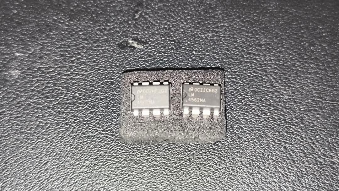 【美品】プリアンプ・パワーアンプセット 交換用オペアンプ付き