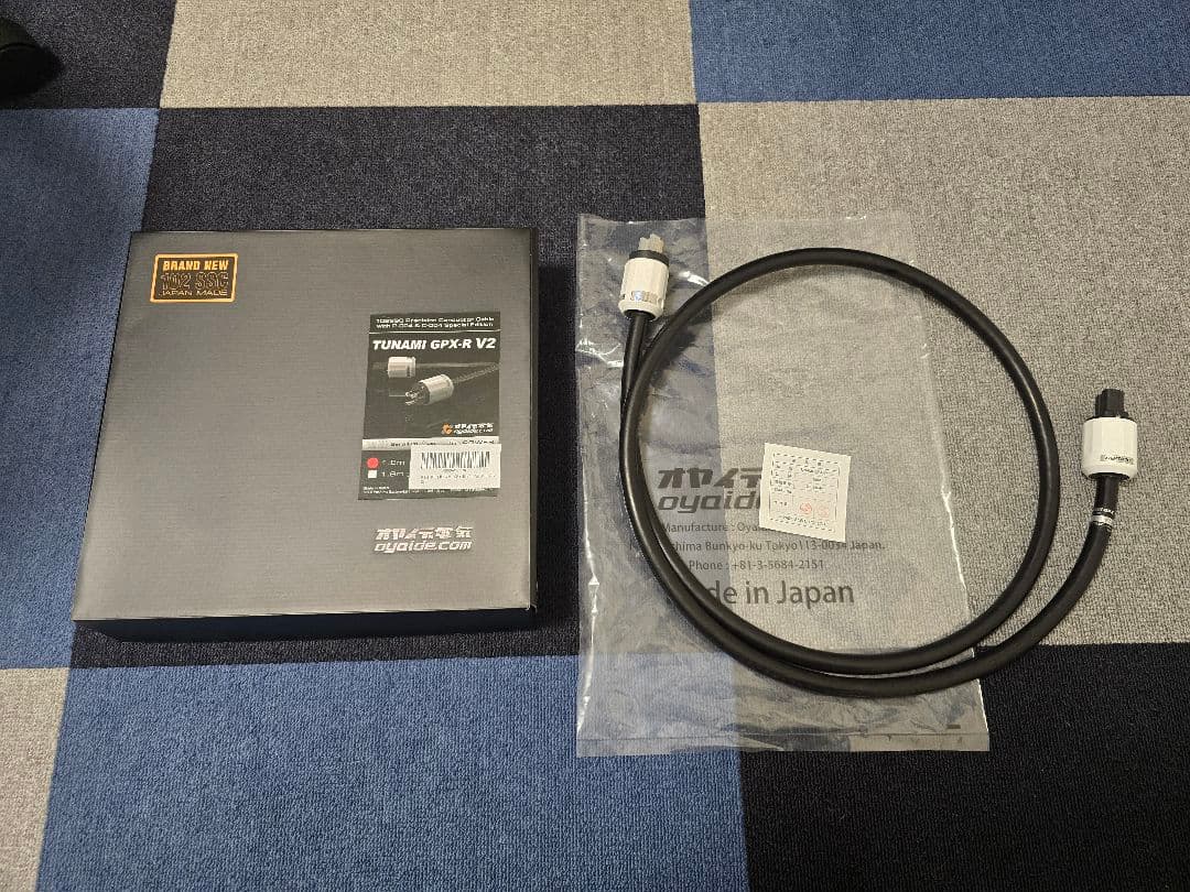 TUNAMI GPX-R V2電源ケーブル 1.8m