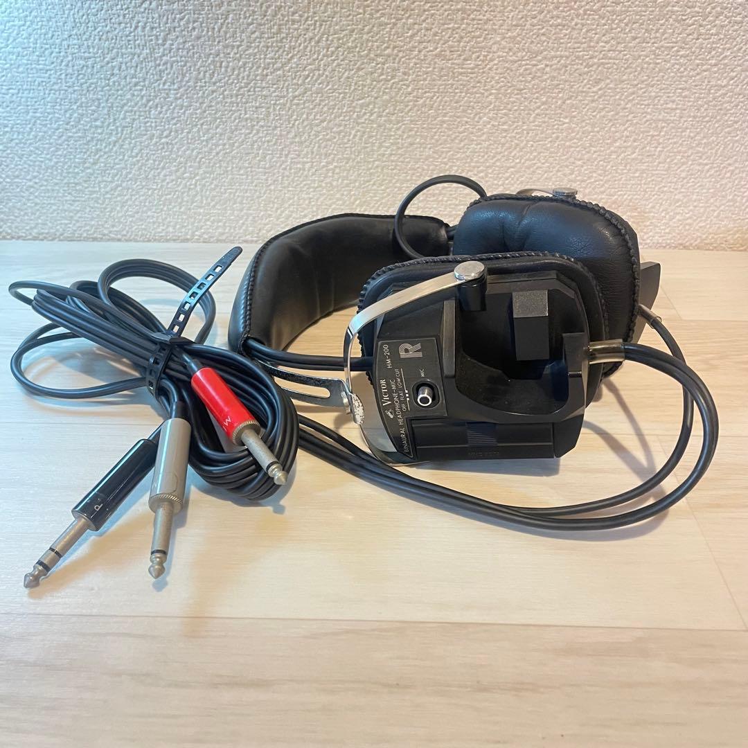 Victor バイノーラル ヘッドホン マイク HM-200