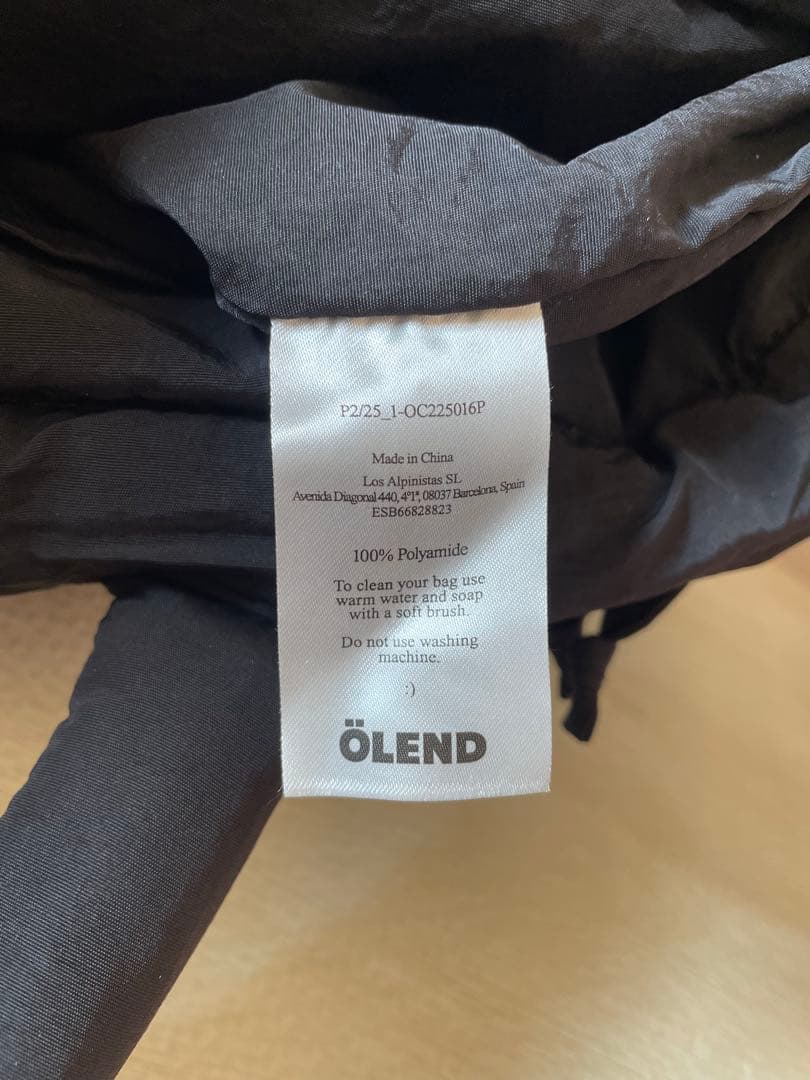 ÖLEND ブラック ショルダーバッグ