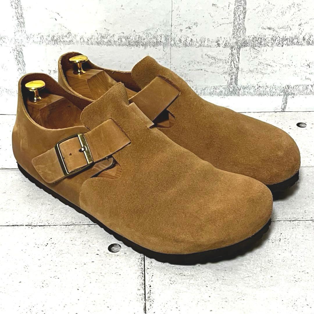 極美品【ビルケンシュトック】LONDON(ロンドン) スエード♡Mink 43