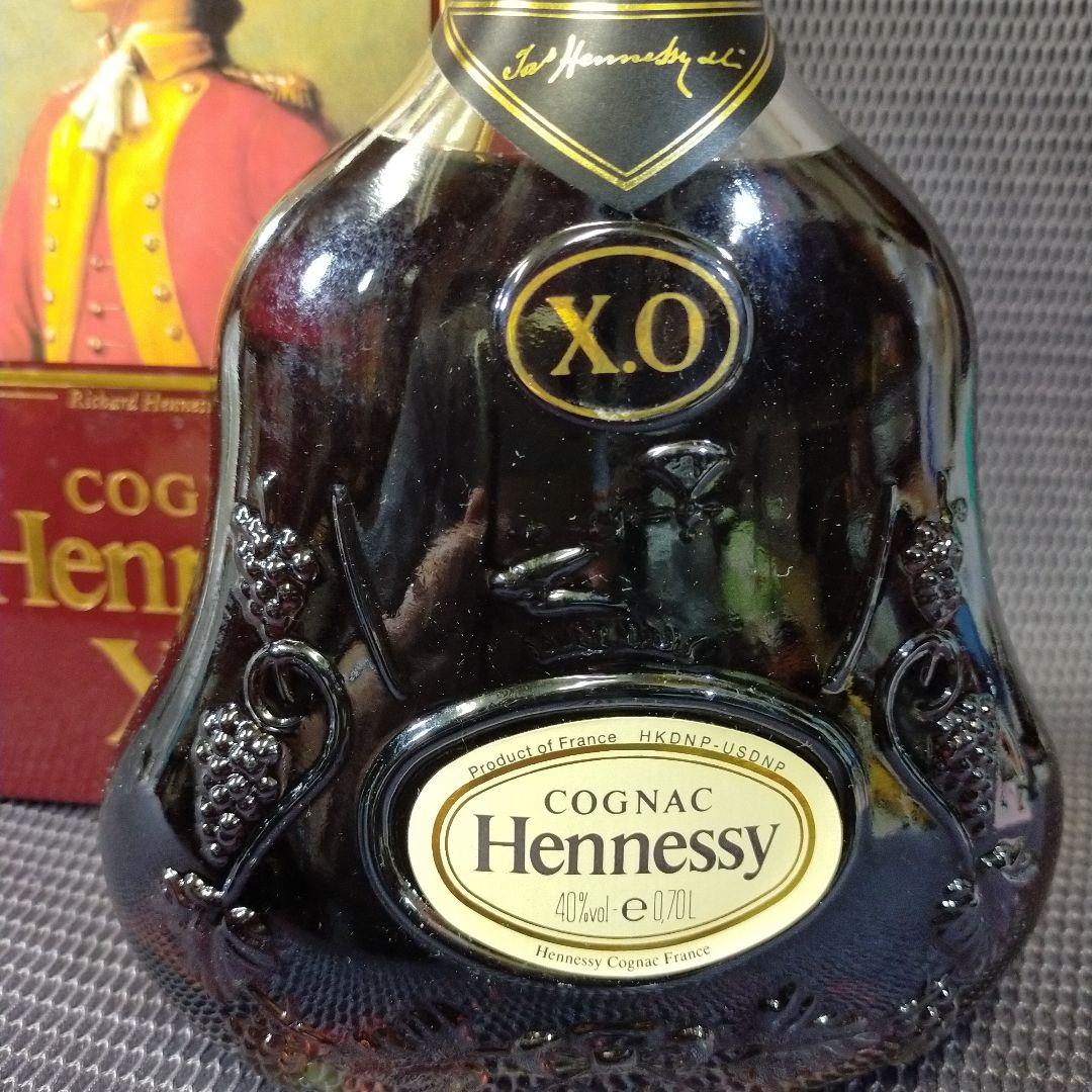 【希少古酒】Hennessy X.O.コニャック 40％700ml箱入金キャップ