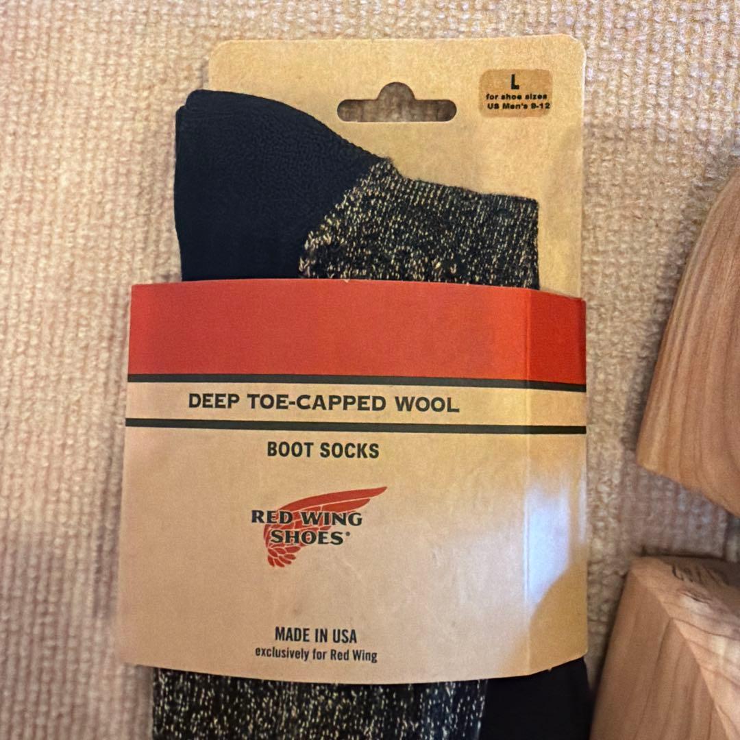 ブーツケアセット　レッドウィング　シューツリー　ブーツジャック　クリーナー靴下