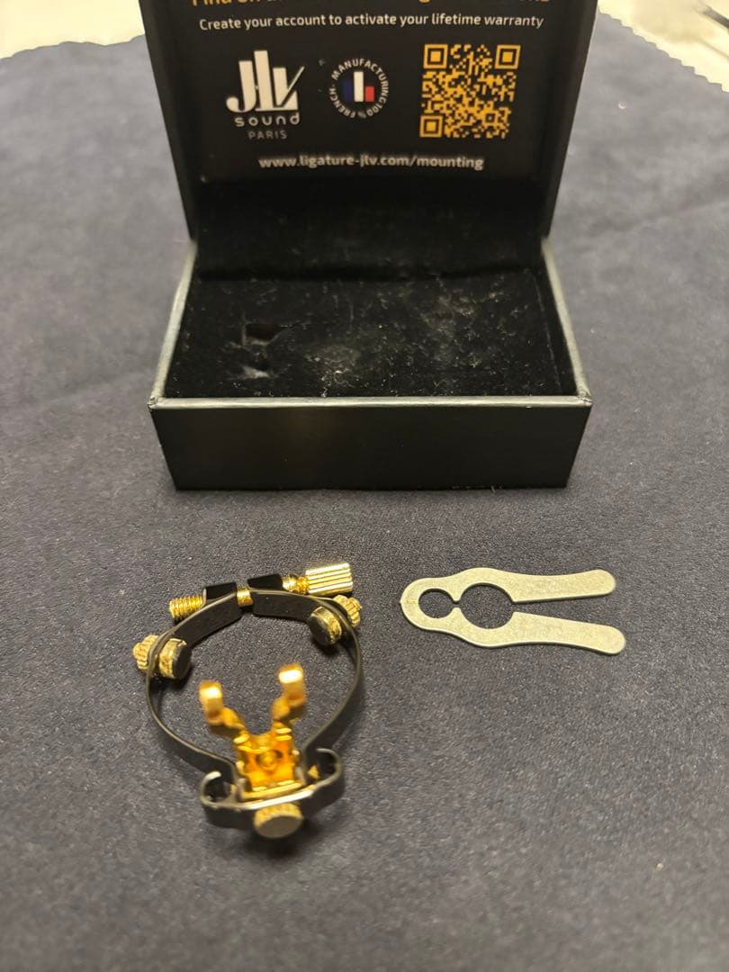 JLVリガチャー B♭クラリネット用プラチナ