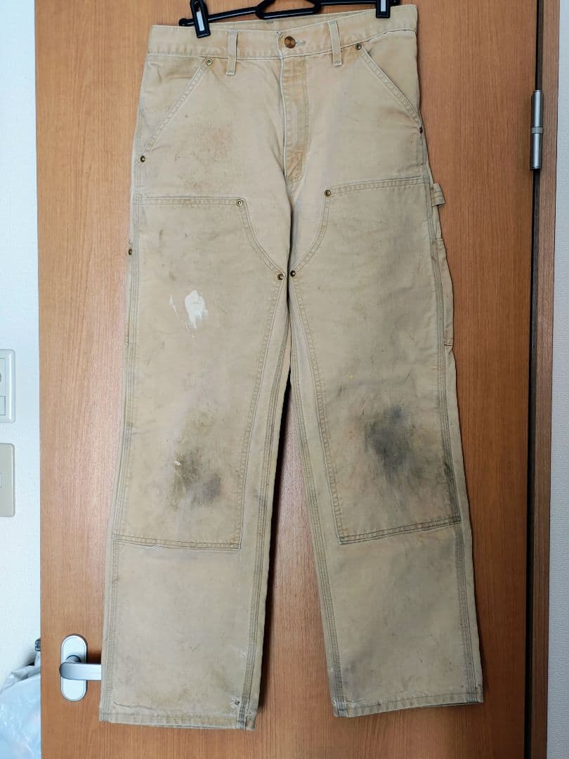 80s Carhart カーハート ダブルニー ペインターパンツ W31 星タグ
