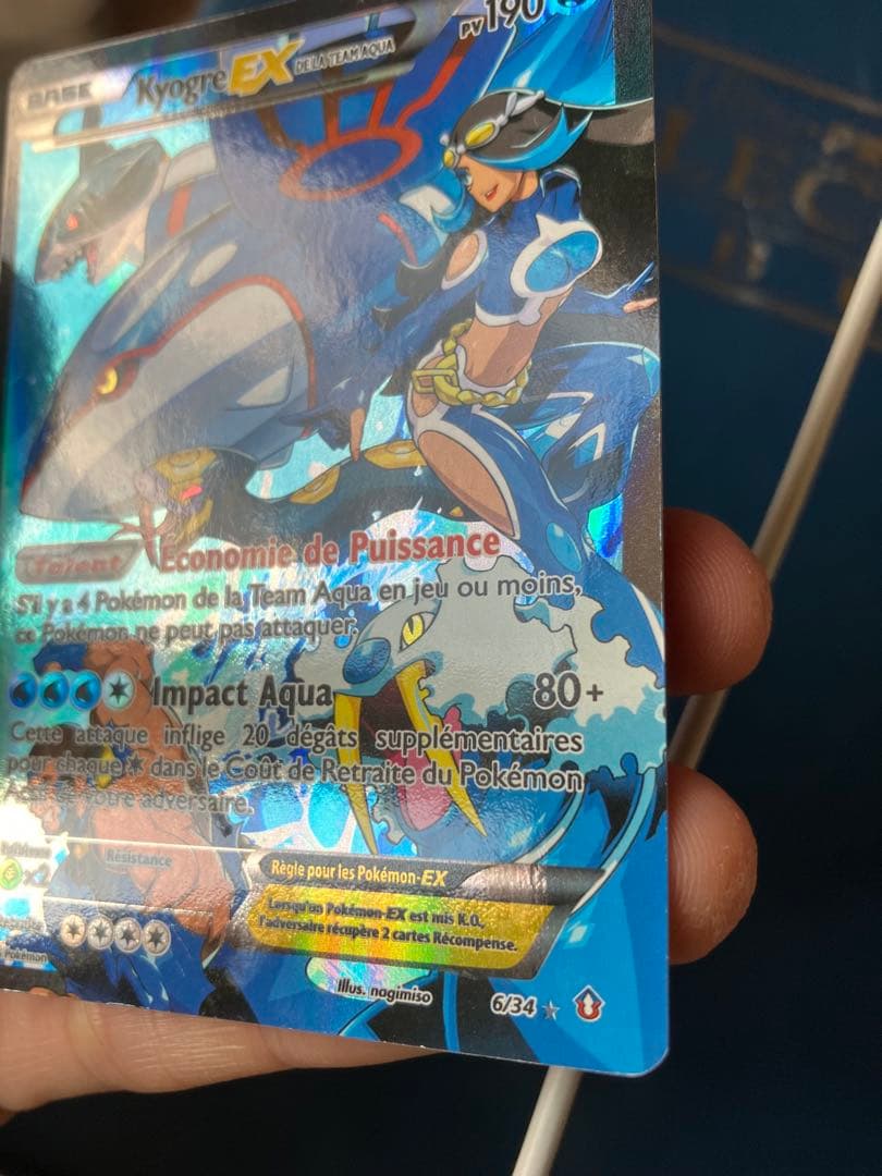 ポケモンカードゲーム Kyogre EX Team Aqua 6/34