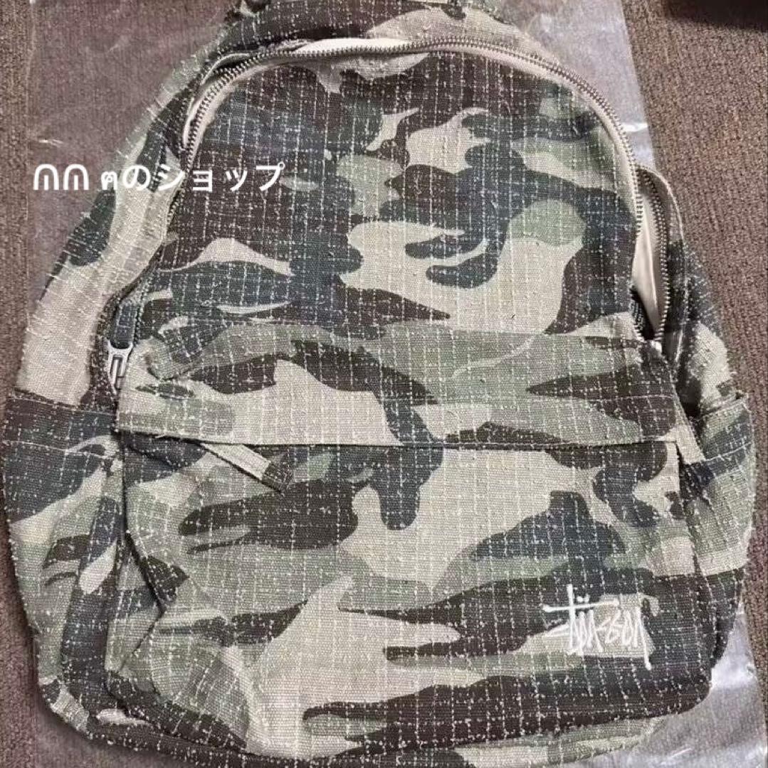 STUSSY カモフラージュ リュック