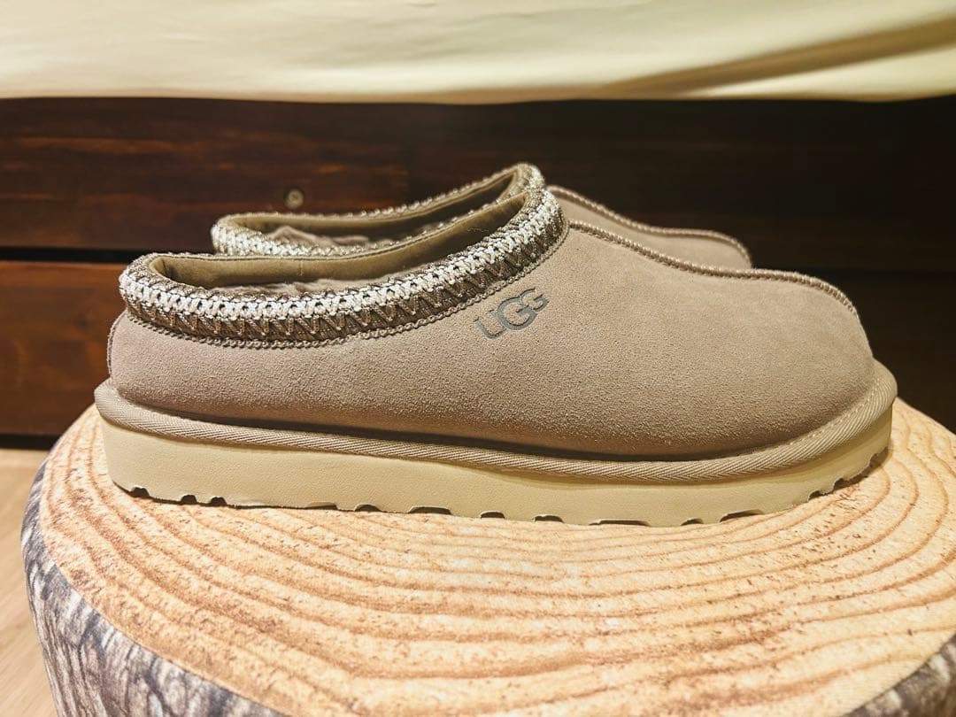 UGG アグ TASMAN タスマン スリッポン スモークブルーム シープレザー