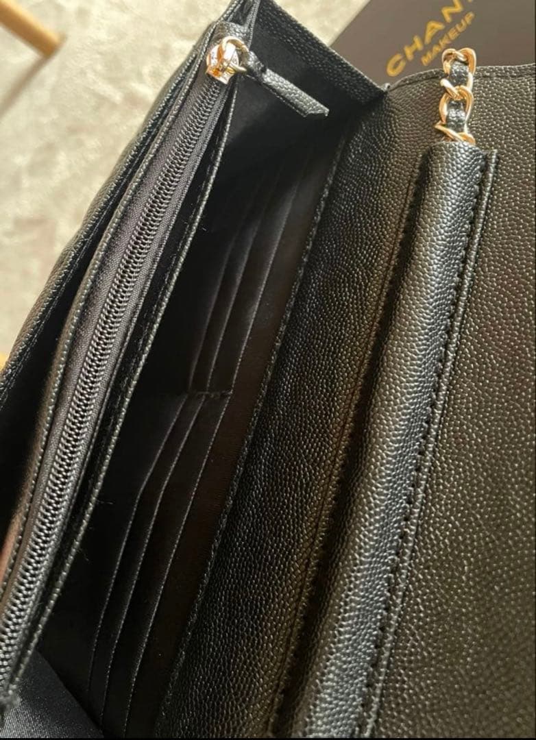 新品✨CHANEL チェーンウォレット ブラック ショルダーバッグ ノベルティ
