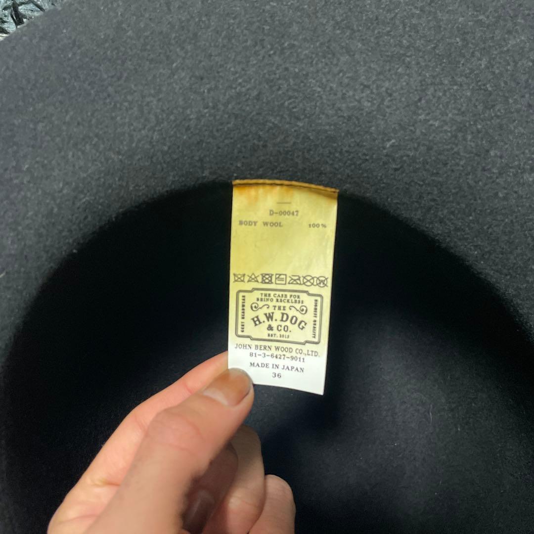 H.W.DOG & CO. ハット サイズ36