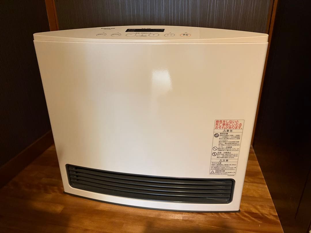 大阪ガス　ガスファンヒーター ホワイト　美品　140-5763