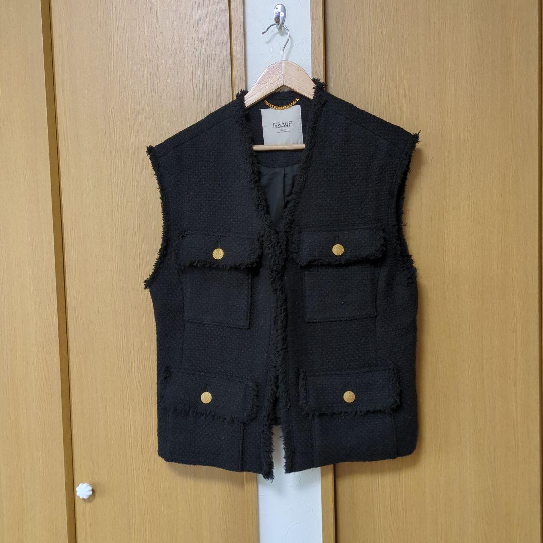 ジャーナルスタンダードレサージュ　ツイードベスト　お直し済み