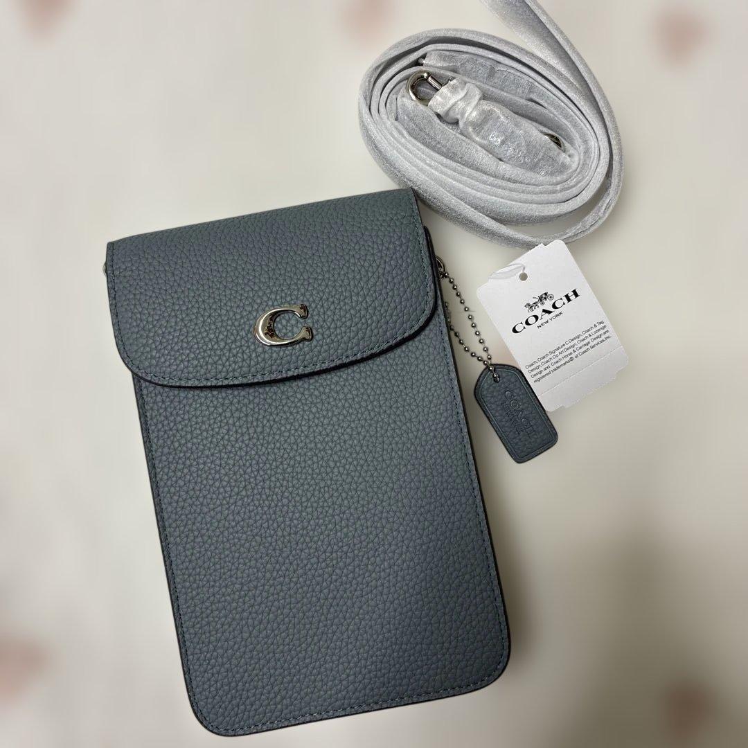 限定sale【未使用】COACH コーチ フォーンクロスボディ スマホショルダー