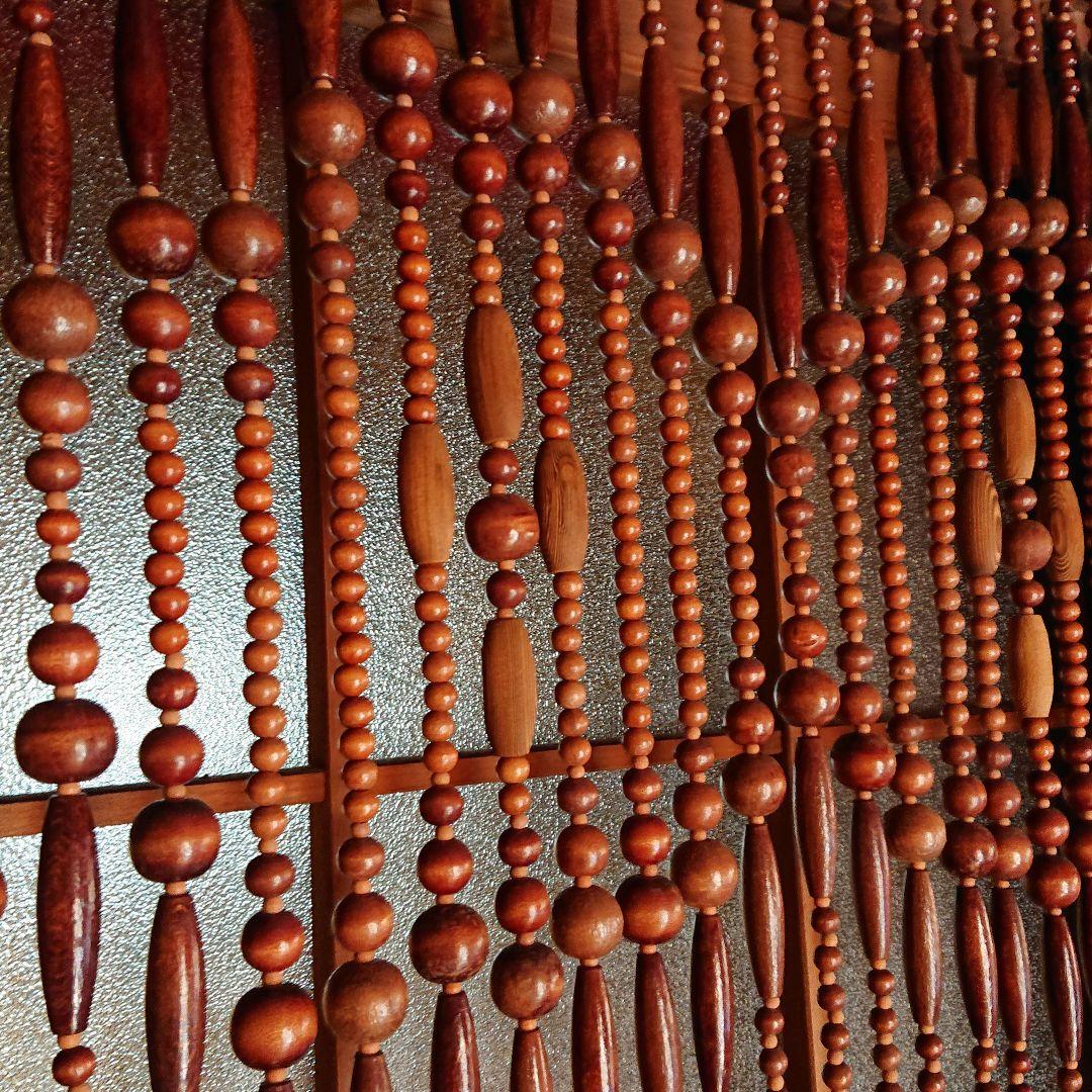 昭和レトロ 珠のれん 珠暖簾 長め