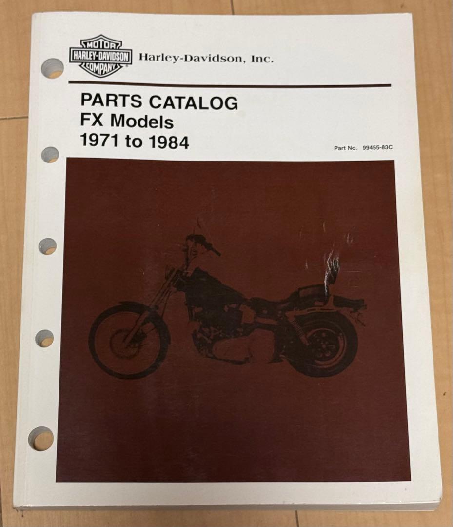 Harley-Davidson FX ⭐︎パーツカタログ ⭐︎1971-1984