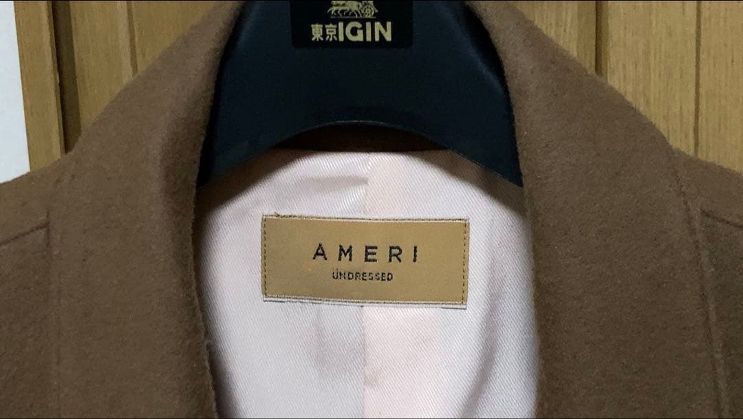 AMERI UND EMBELLISH PAPA JACKET Mサイズブラウン