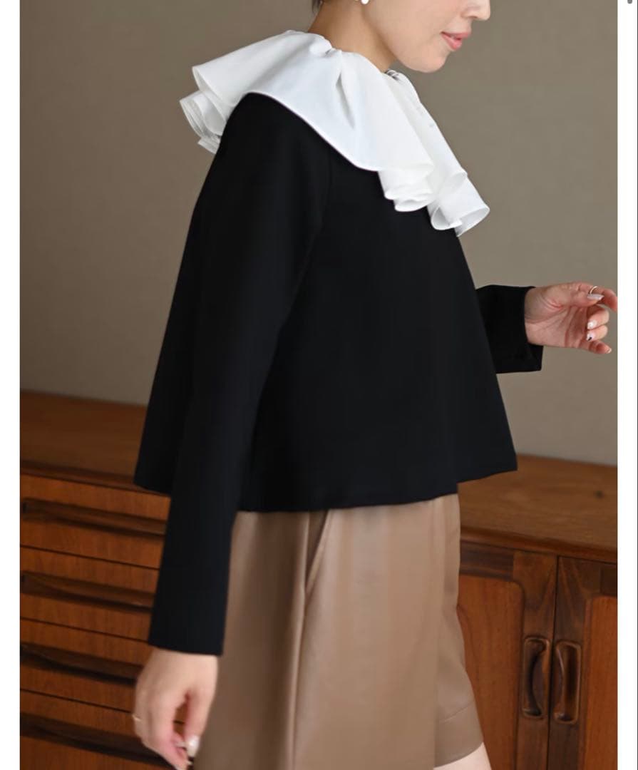 完売！　2wayフリルトップス　TREFLE＋1 トレブルプラスワン　ドゥロワー