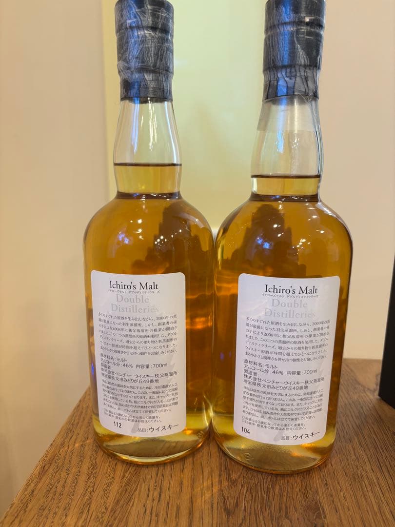 イチローズモルト ダブルディスティラリーズ 新品未開封×2本セット