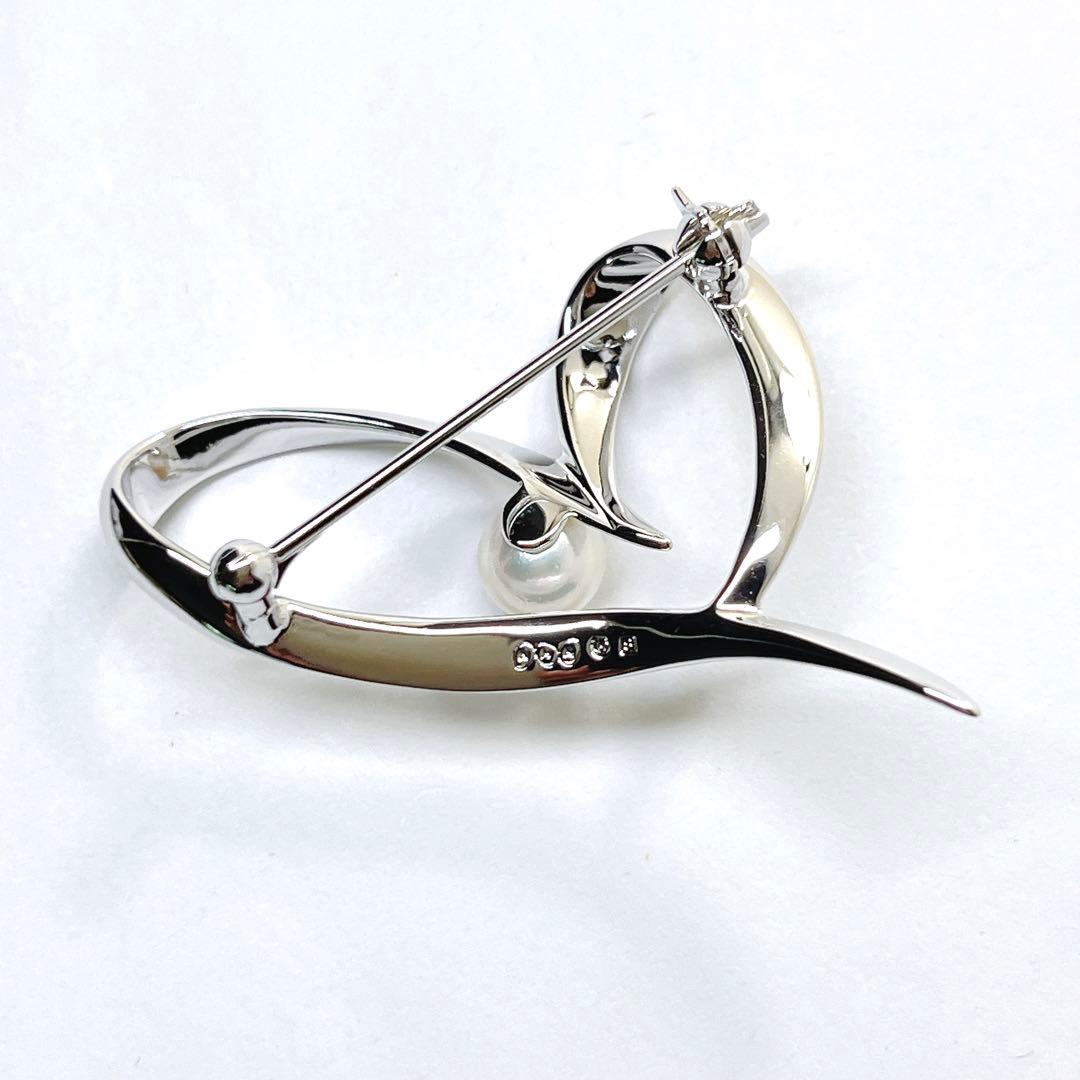 【未使用品】✨MIKIMOTO ミキモト パール　はブローチ　コサージュ　ハート