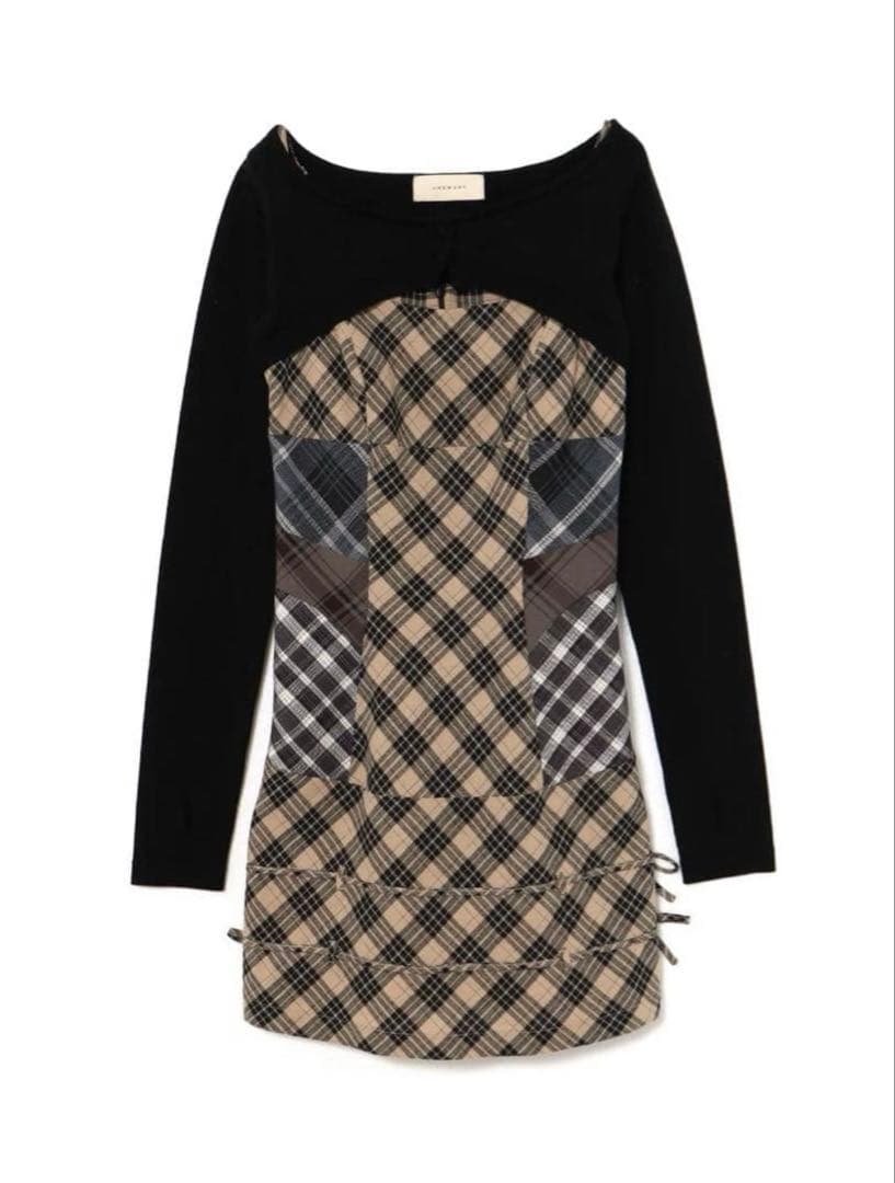 ANDMARY Aine set mini dress ベージュ　Sサイズ