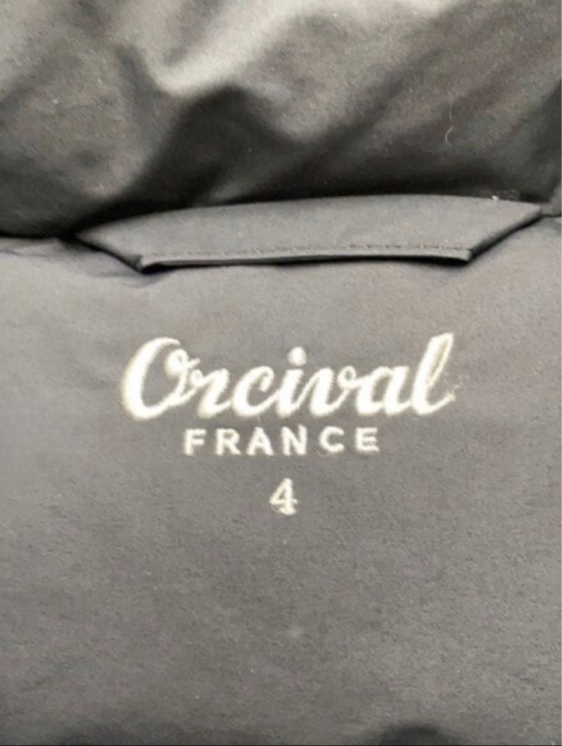 美品　ORCIVAL オーチバル　ダウンベスト　マットタフタ　サイズ4 ブラック