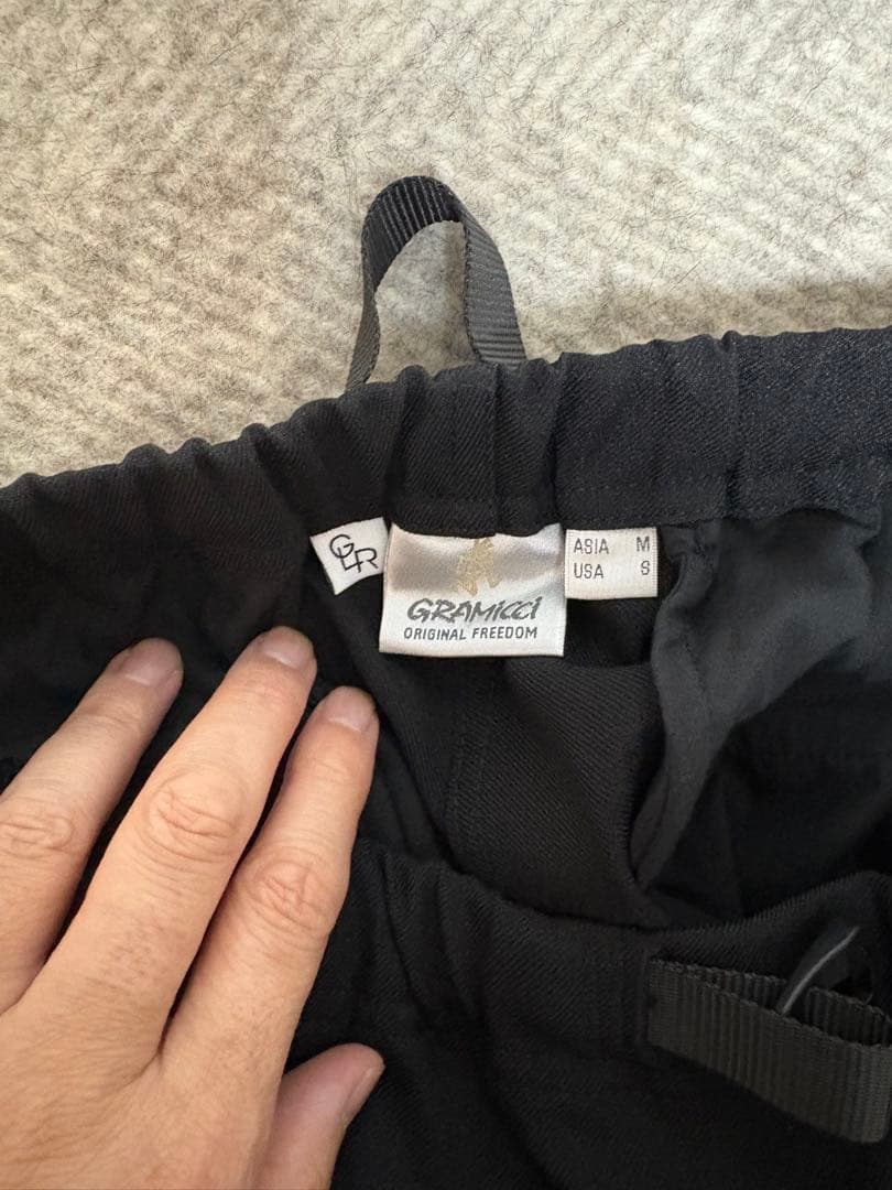 グラミチ ユナイテッドアローズ 別注　LANATECウールライクトラウザーパンツ