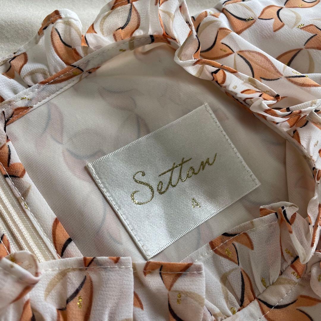 Settan セッタン キャバドレス　ERUKEI エルケイ　ミディ　フリル