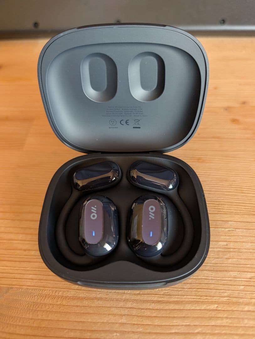 Oladance　オープンイヤー ウェアラブルステレオイヤホン 充電ケース付き