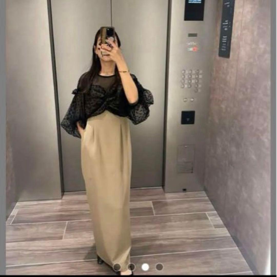 フロッキードットワンピース